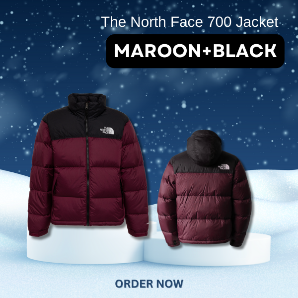 The North Face Unique Padding Jacket- Maroon